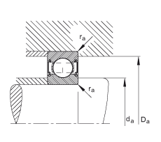 S 6203-C-2Z, ă(ni)Y(ji)(gu)C (j) DIN 625-1 ˜ʵҪߴ磬ɂ(c)g϶ܷ