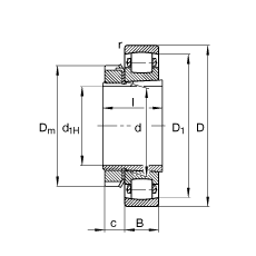 ΝLS 20312-K-TVP-C3 + H312,  DIN 635  DIN 5415 ˜ʵҪߴ, F׺;o